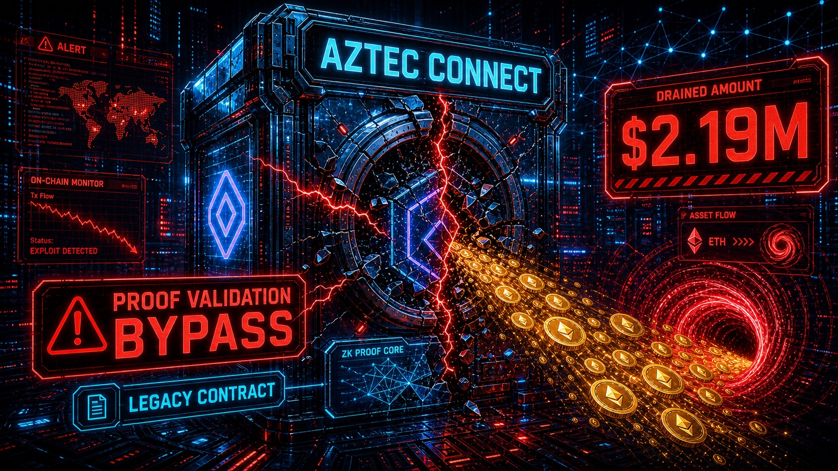 Aztec Connect Exploit: $2.19M Drained via Legacy Proof-Validation Bypass