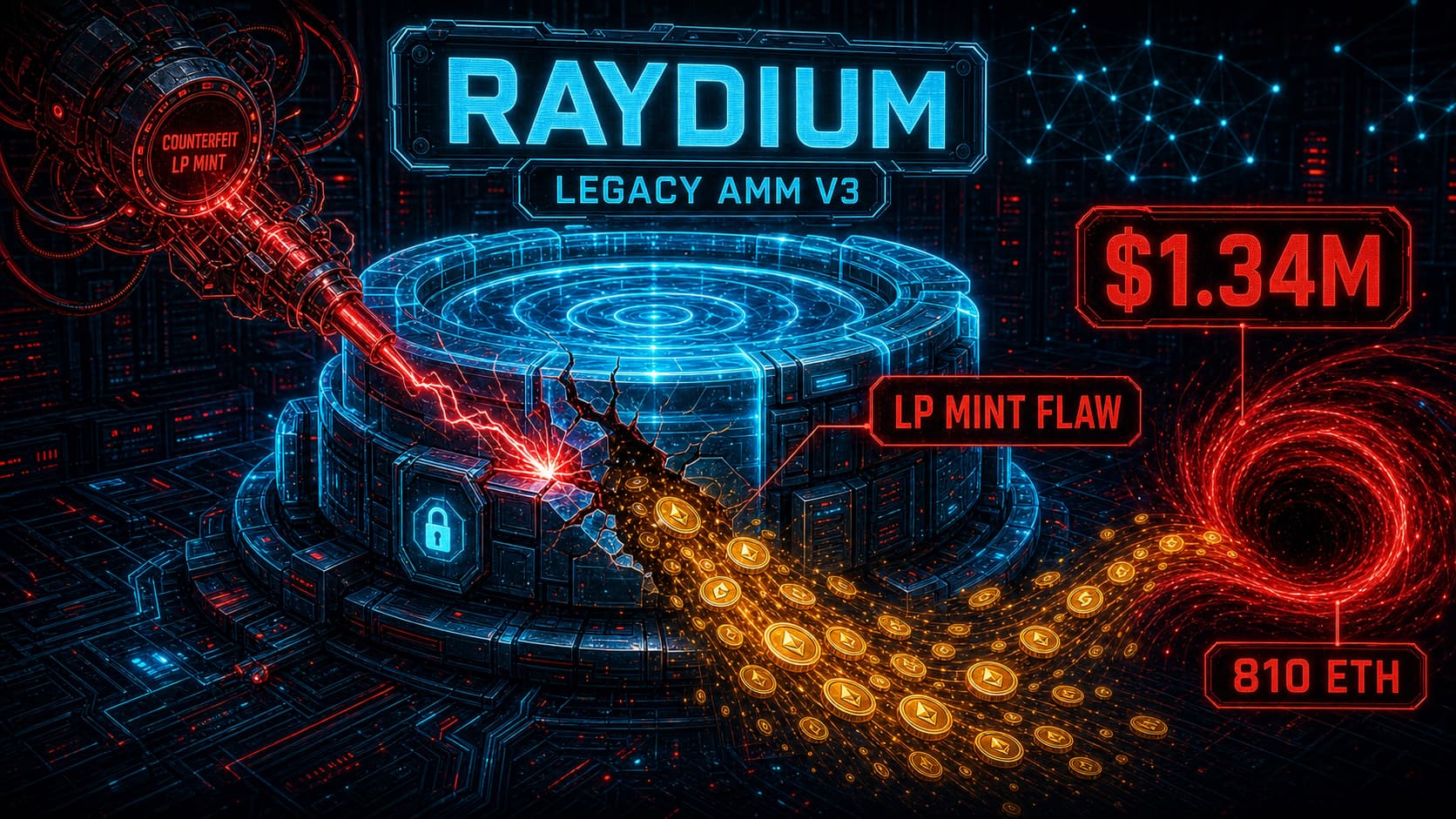Raydium Exploit: $1.34M Drained via Legacy AMM V3 LP Mint Validation Flaw
