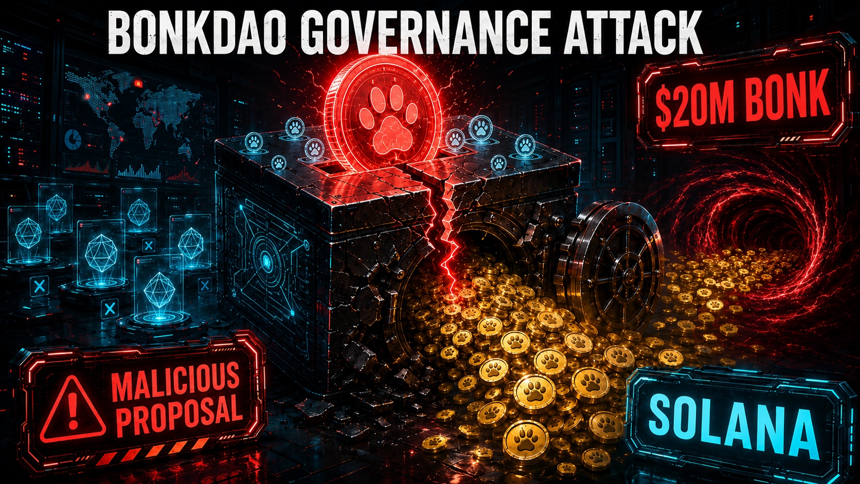 BonkDAO Governance Attack: $20M Drained via Malicious Proposal
