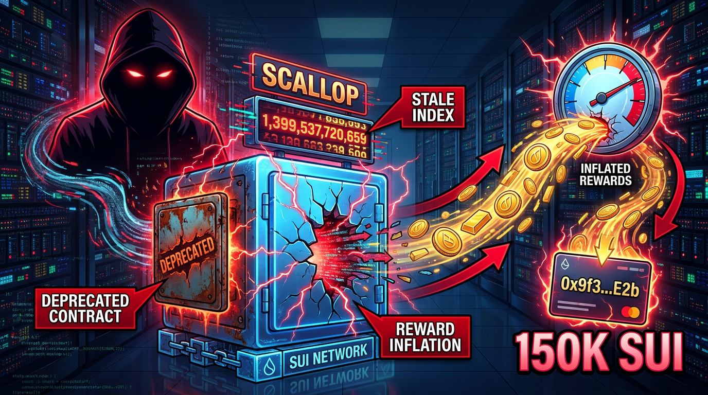 Scallop Loses 150K SUI in Deprecated sSUI Rewards Contract Exploit