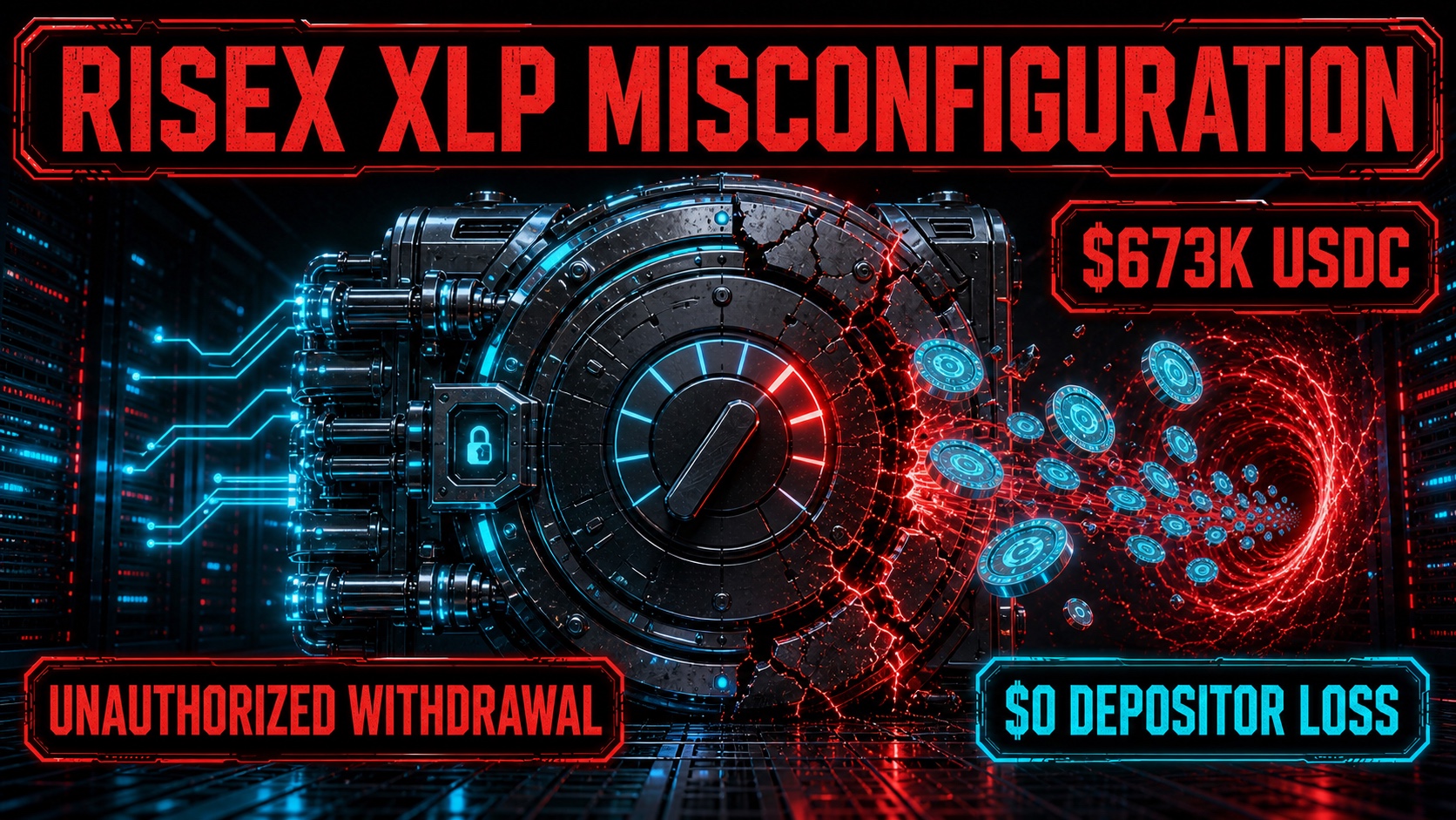 RISEx XLP Misconfiguration: $673K Unauthorized USDC Withdrawal