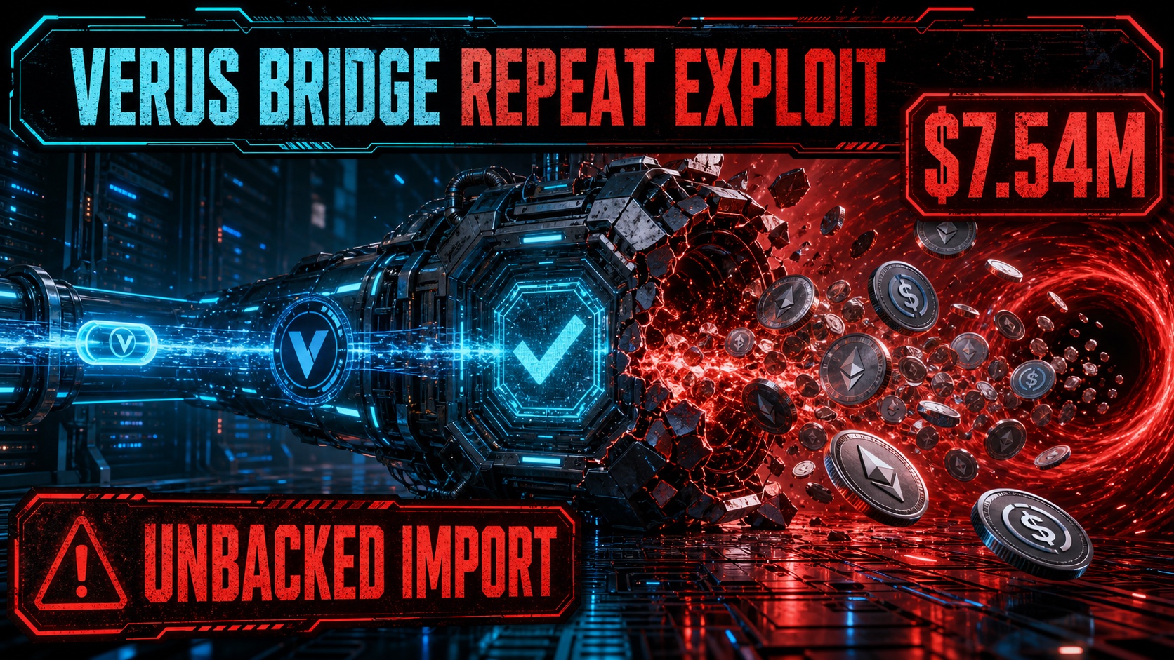 Verus-Ethereum Bridge Exploit: $7.54M Drained via Unbacked Imports