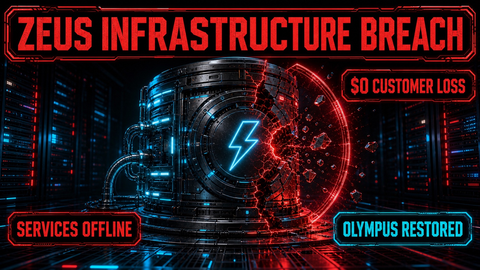 ZEUS Infrastructure Breach: $0 Customer Loss as Services Go Offline